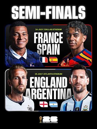 FIFA World Cup 2026™ Semi-Finals Schedule
