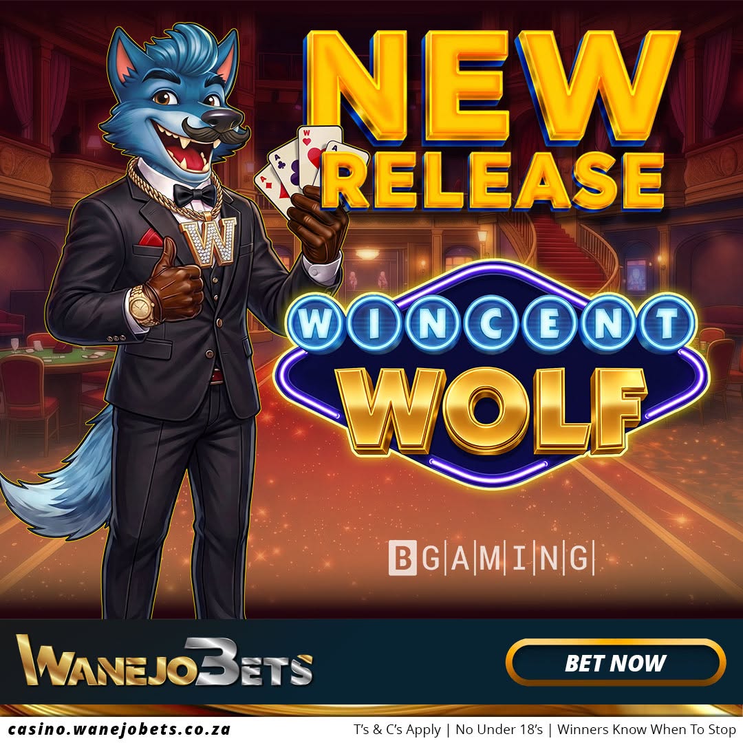 Wanejo Bets casino has added Wincent Wolf, a new slot game from BGaming. The game brings a high-roller theme to the casino lobby,